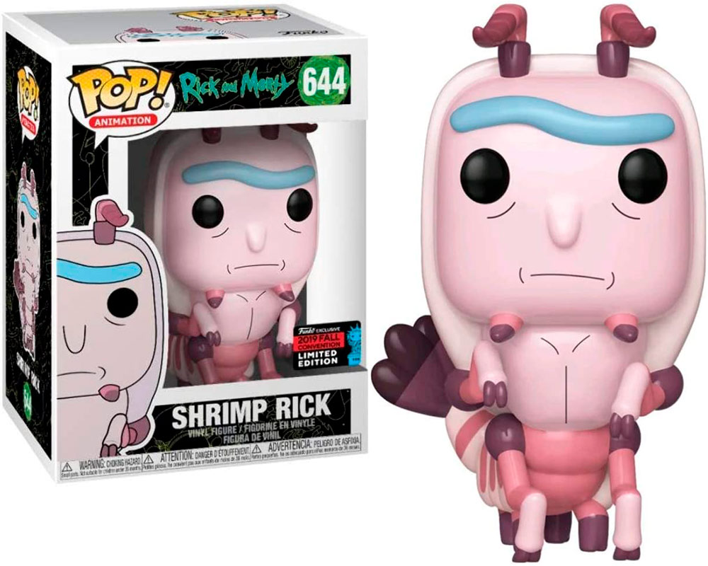 Funko Pop Shrimp Rick 644 Rick And Morty NYCC Exclusive