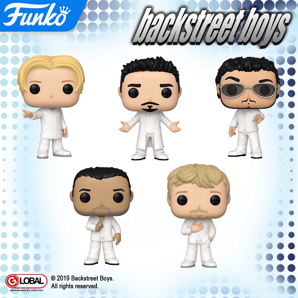 Funko Pop Backstreet Boys Kit Completo 5 Bonecos
