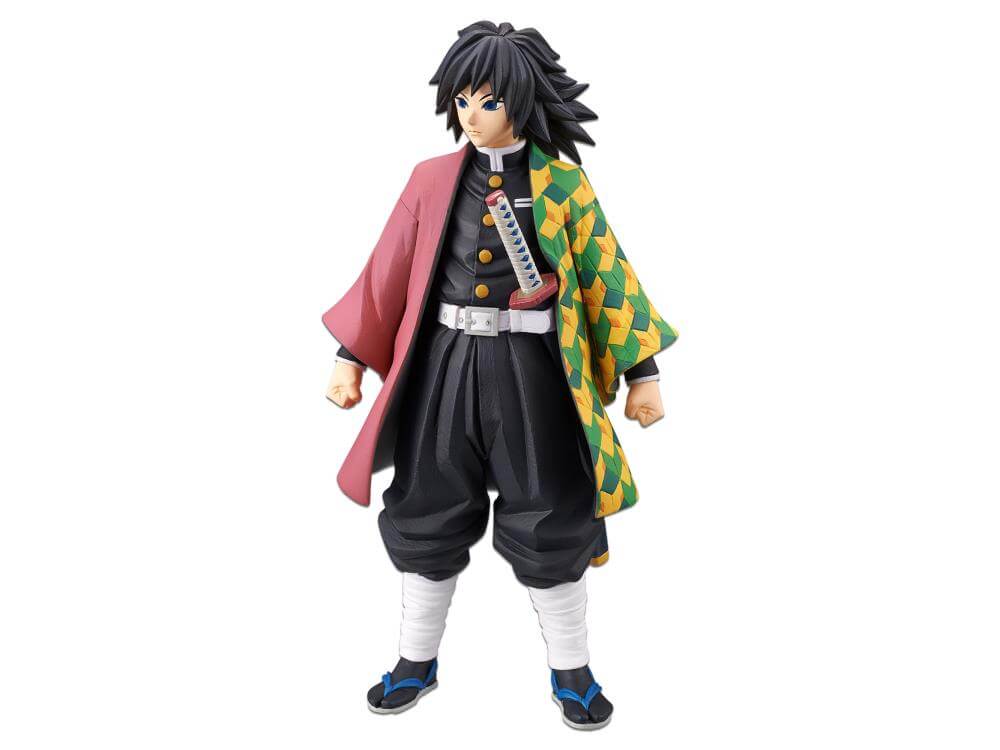 Boneco Demon Slayer Kimetsu no Yaiba Giyu Tomioka Q Posket Bandai Banpresto