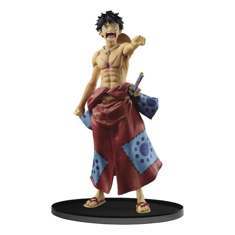 Action Figure One Piece Monkey D. Luffy Banpresto World Figure ...