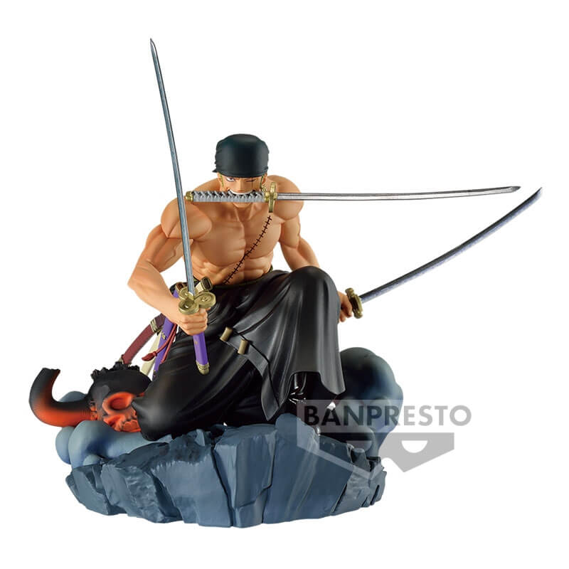 Compre o Action Figure de One Piece de Roronoa Zoro da Banpresto