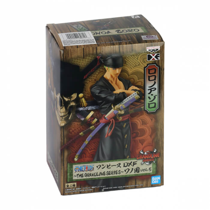 Action Figure Roronoa Zoro One Piece DXF The Grandline Series Wano
