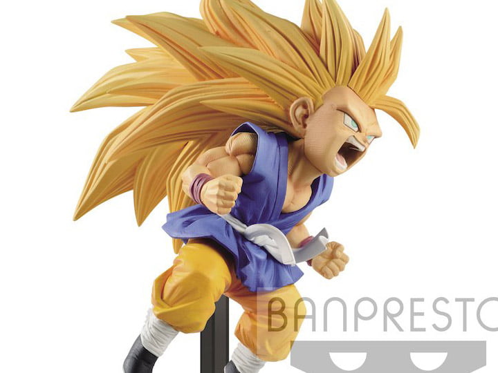 Dragon Ball Z Action Figures para crianças, Son Goku, SSJ3, Super