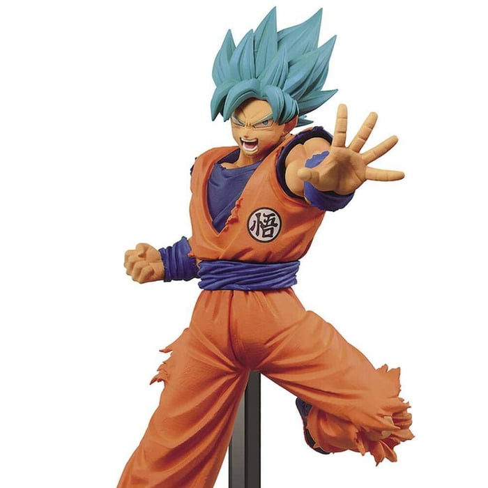 Estátua Son Goku Super Sayajin Deus Blue: Dragon Ball Super