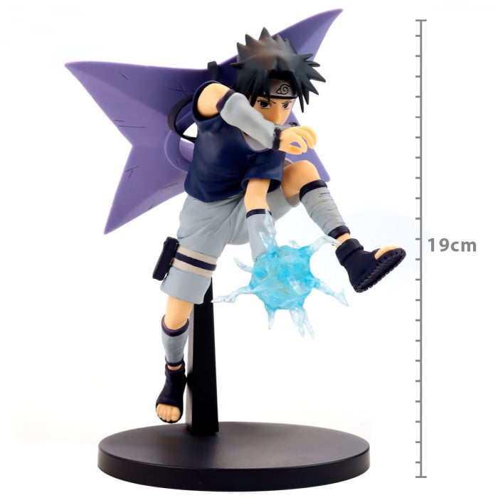 SASUKE UCHIHA GRANDISTA NERO - NARUTO CLASSIC - BANPRESTO na Geek