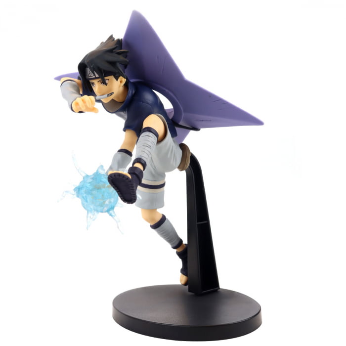 SASUKE UCHIHA GRANDISTA NERO - NARUTO CLASSIC - BANPRESTO na Geek