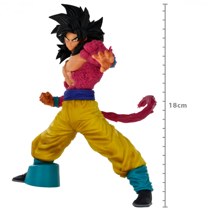 Boneco Goku Super Saiyajin 4 - FES Banpresto Original com Selo