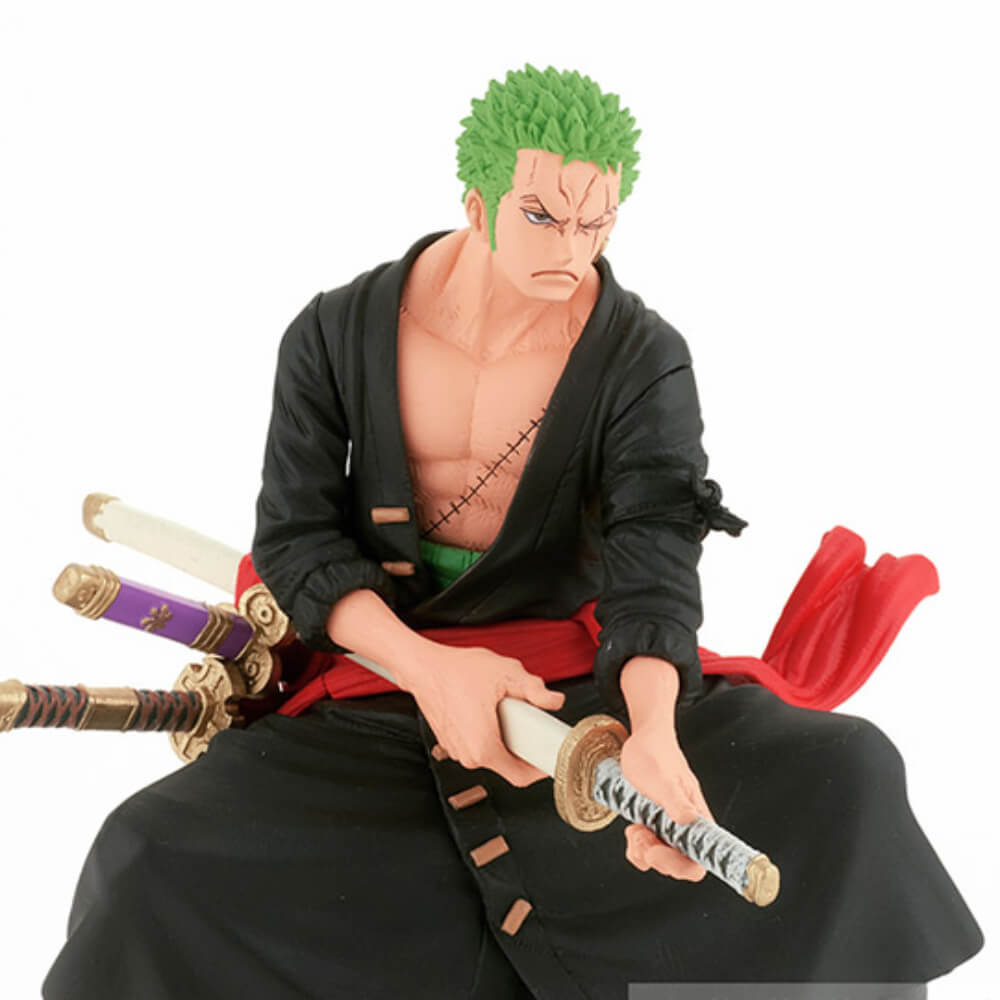 Boneco One Piece Roronoa Zoro King of Artist Saga de Wano Banpresto