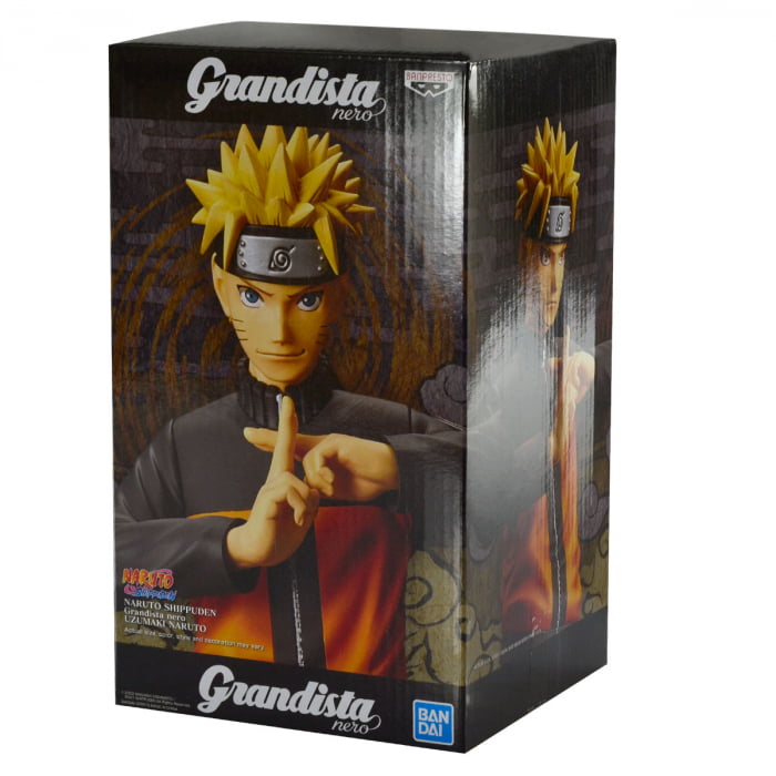 Naruto Uzumaki #2 - Grandista Nero - Naruto Shippuden - Banpresto - Geek  Fanaticos