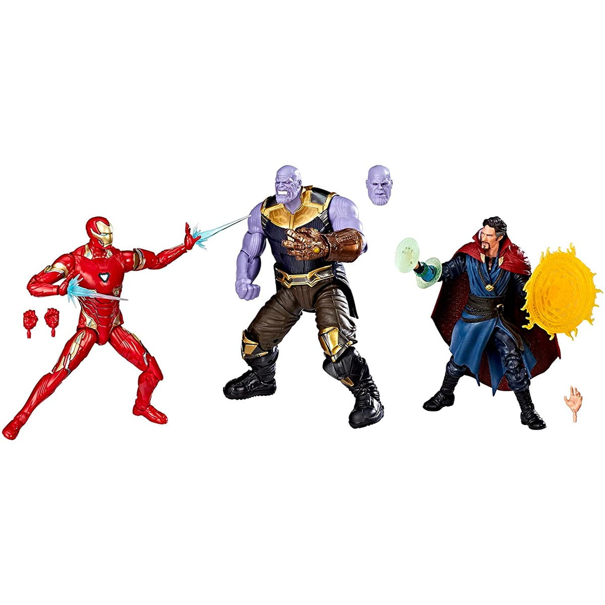 Marvel Legends Vingadores Thanos Iron Man Doctor Strange 3-Pack
