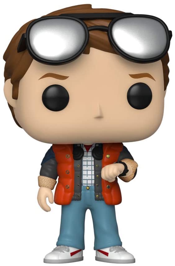 Boneco Funko Pop Marty McFly Checking Watch 965 SDCC Back to the Future