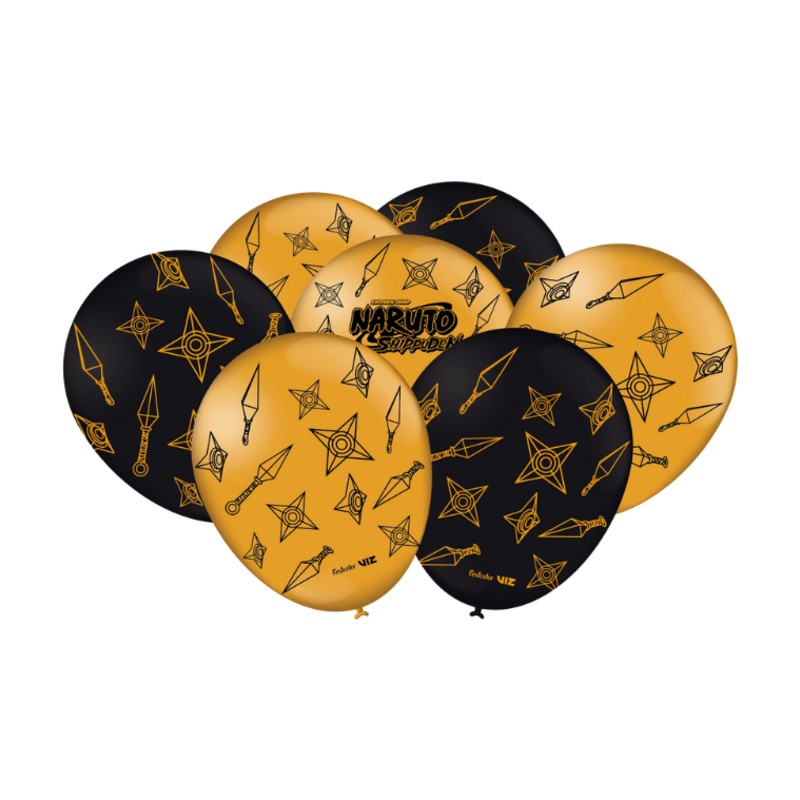 Balão de Latex - Naruto Shippuden - 25 Unidades - Festcolor