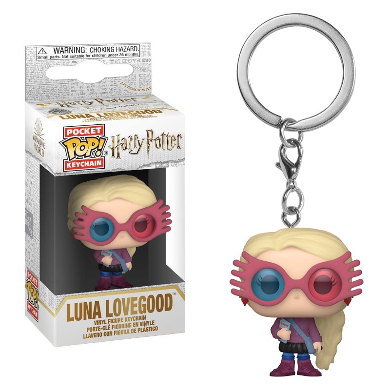 Chaveiro Luna Lovegood - Harry Potter Funko Pop Pocket Keychain