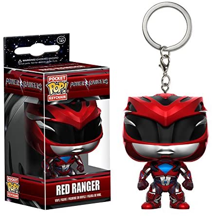Chaveiro Power Rangers Red Ranger Funko Pop Pocket Keychain