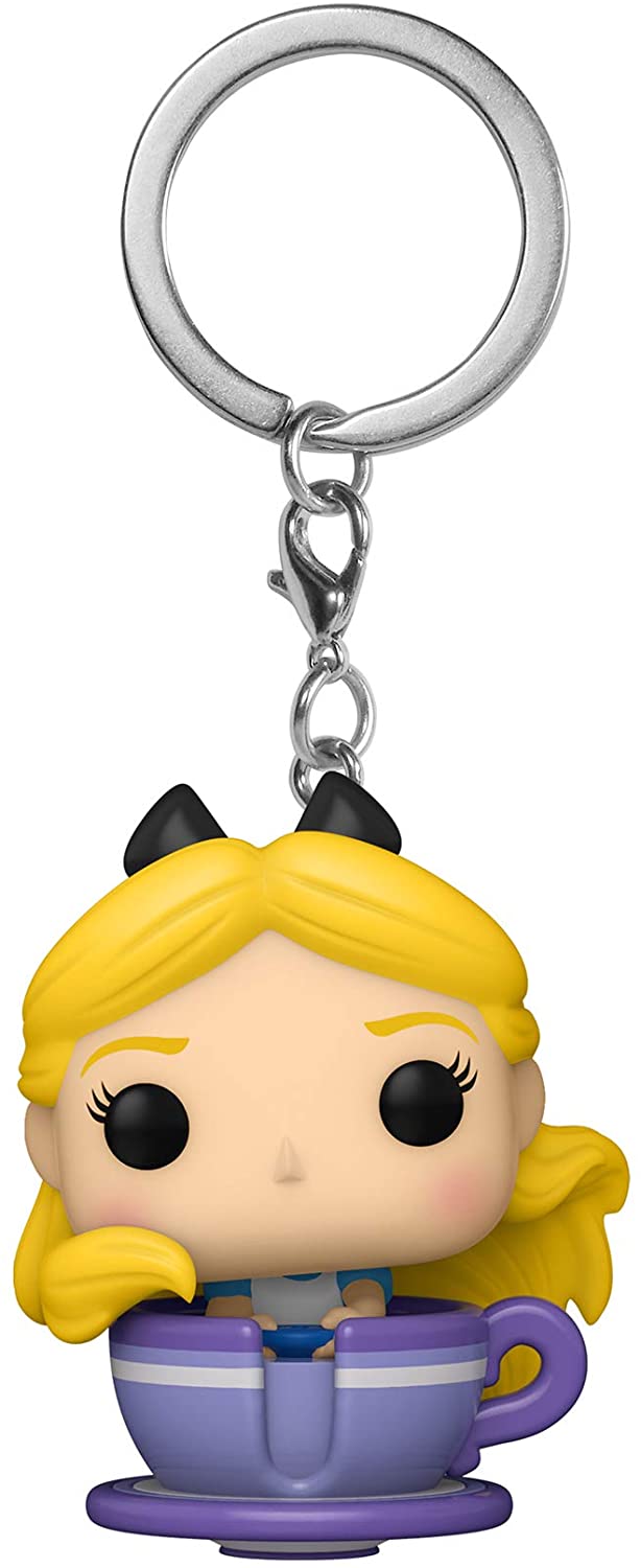 Chaveiro Funko Alice The Mad Tea Party Attraction Disney Funko Pocket Pop Keychain