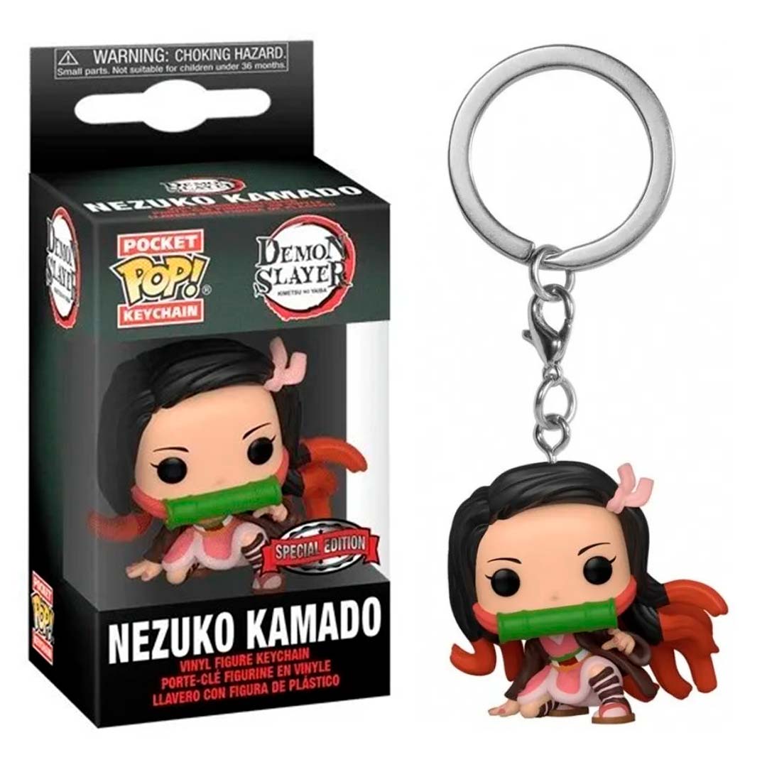 Deamon Slayer Funko POP! Keychain: Demon Slayer Nezuko Novelty