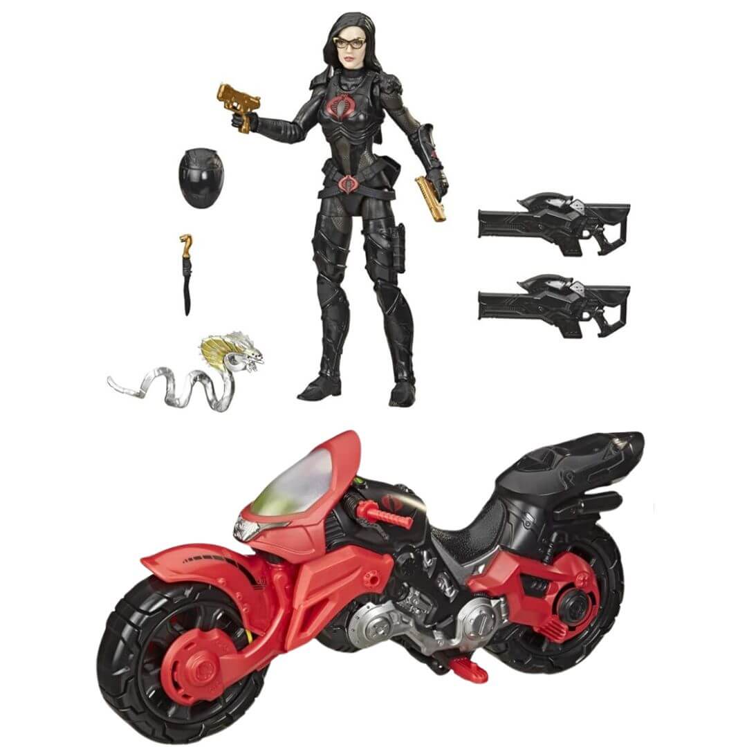 Boneco Articulado G.I. Joe Classified Series Baroness with Cobra C.O.I.L. 13 Hasbro