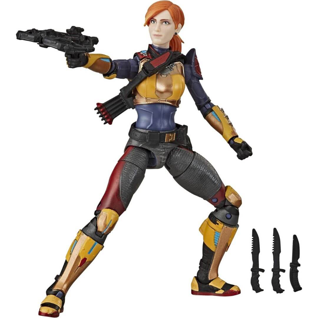 Boneco Articulado G.I. Joe Classified Series Scarlett 05 Hasbro