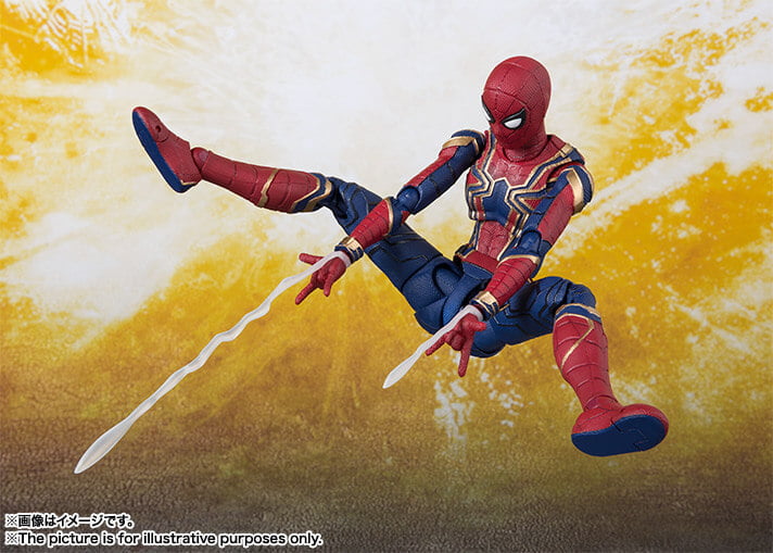 Action Figure Homem Aranha Iron Spider Marvel Articulado