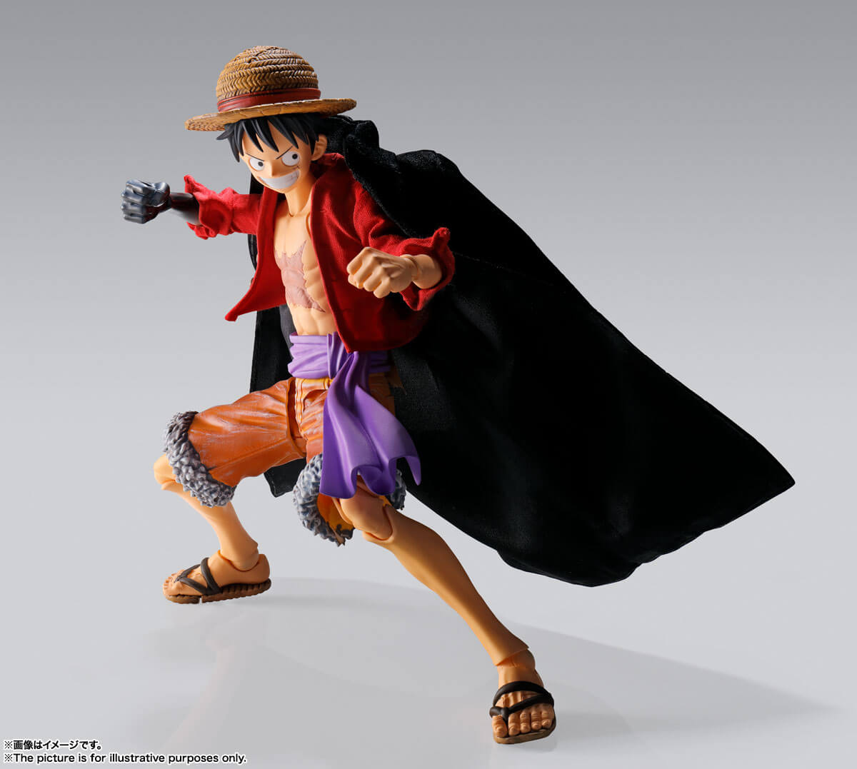 Boneco Bandai Anime Heroes One Piece - Monkey D. Luffy