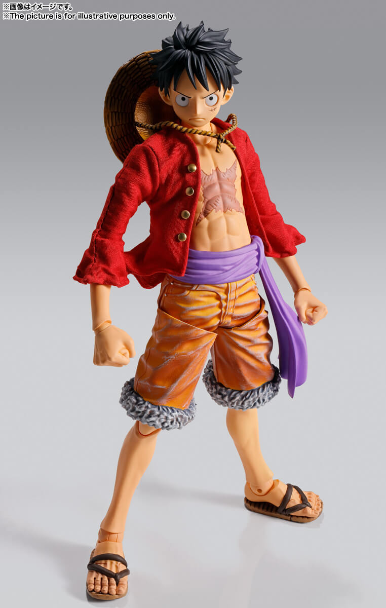 Compre o Action Figure do Monkey D. Luffy do anime One Piece da linha