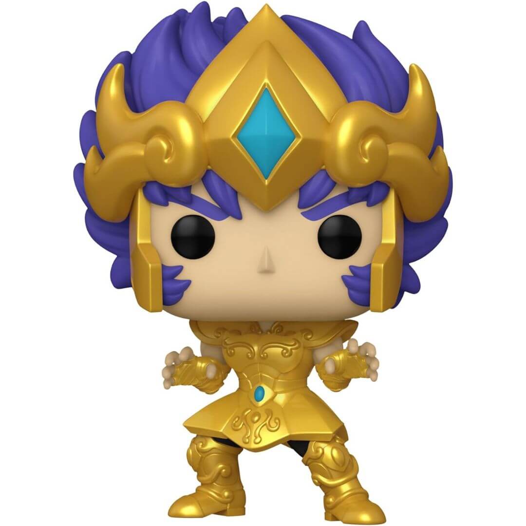 Boneco Colecionável Funko Pop Cavaleiros do Zodiaco Leo Ikki 1427 Saint Seiya