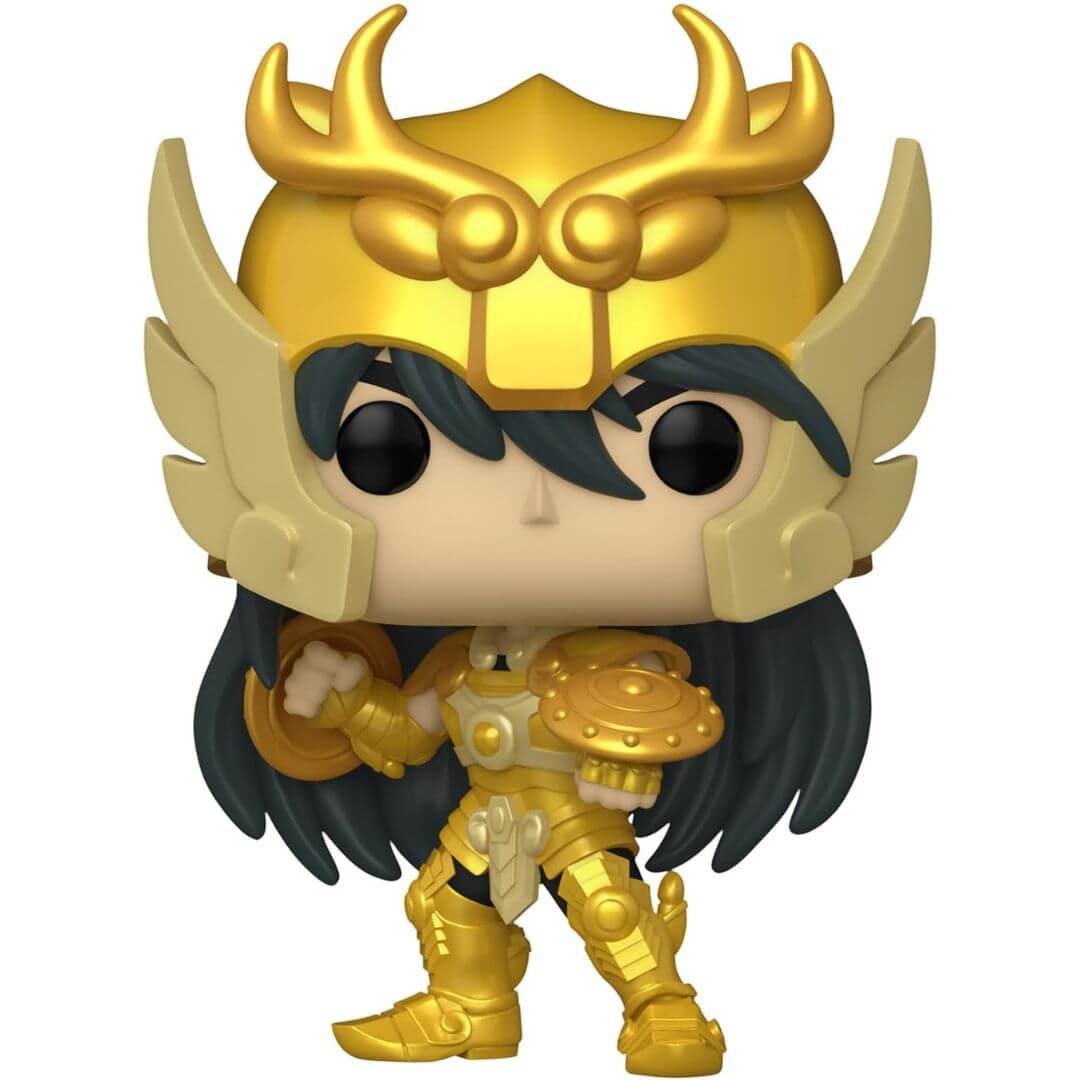 Boneco Colecionável Funko Pop Cavaleiros do Zodiaco Libra Shiryu 1424 Saint Seiya