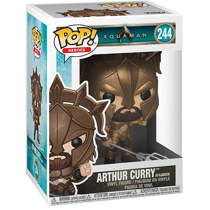 Boneco Funko Pop Aquaman - Arthur Curry as Gladiator 244 DC
