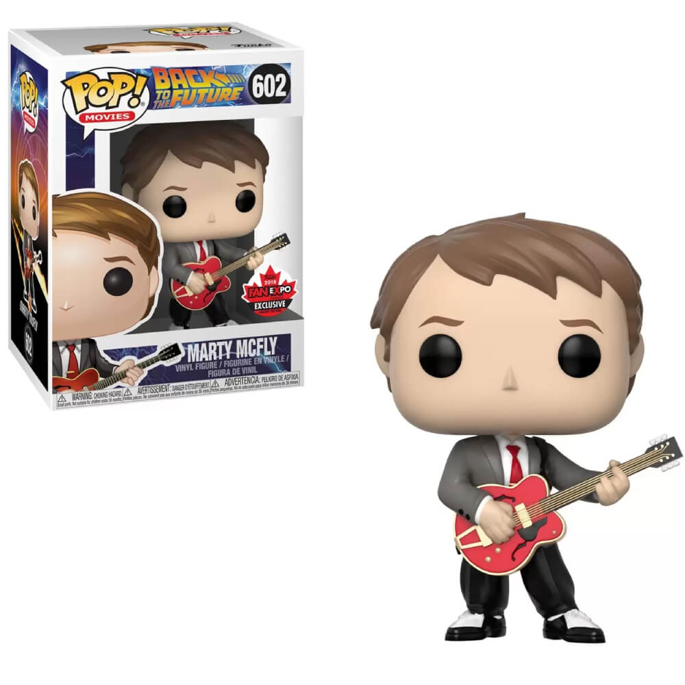 Boneco Funko Pop De Volta Para o Futuro Marty McFly Guitar