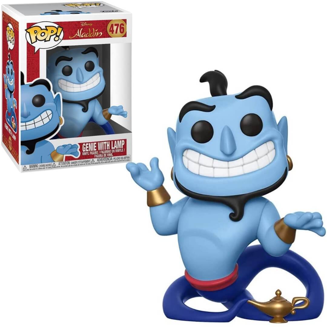 Boneco Colecionável Funko Pop Disney Gênio 476 Genie With Lamp Aladdin