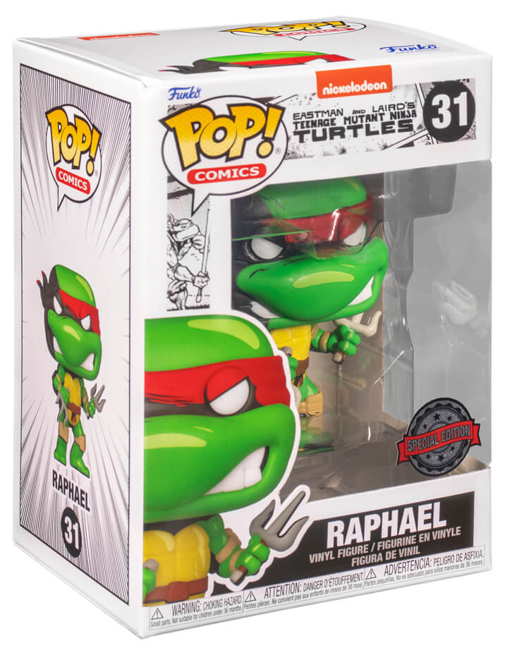 Funko Pop! Tartarugas Ninja Teenage Mutant Ninja Turtles Raphael 31 - Moça  do Pop - Funko Pop é aqui!