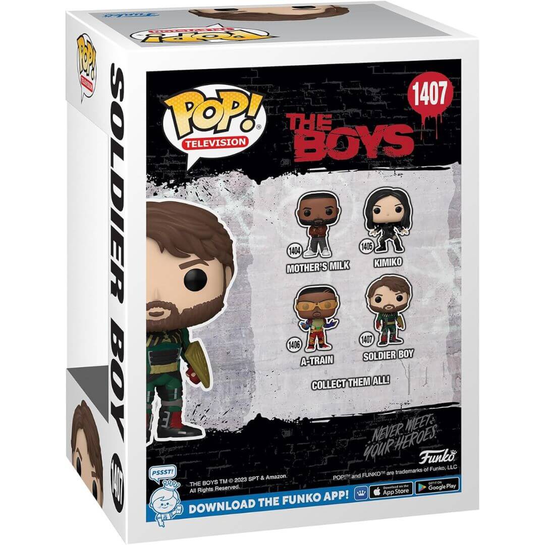 Compre o Boneco Colecionável Funko Pop de Soldier Boy 1407 da