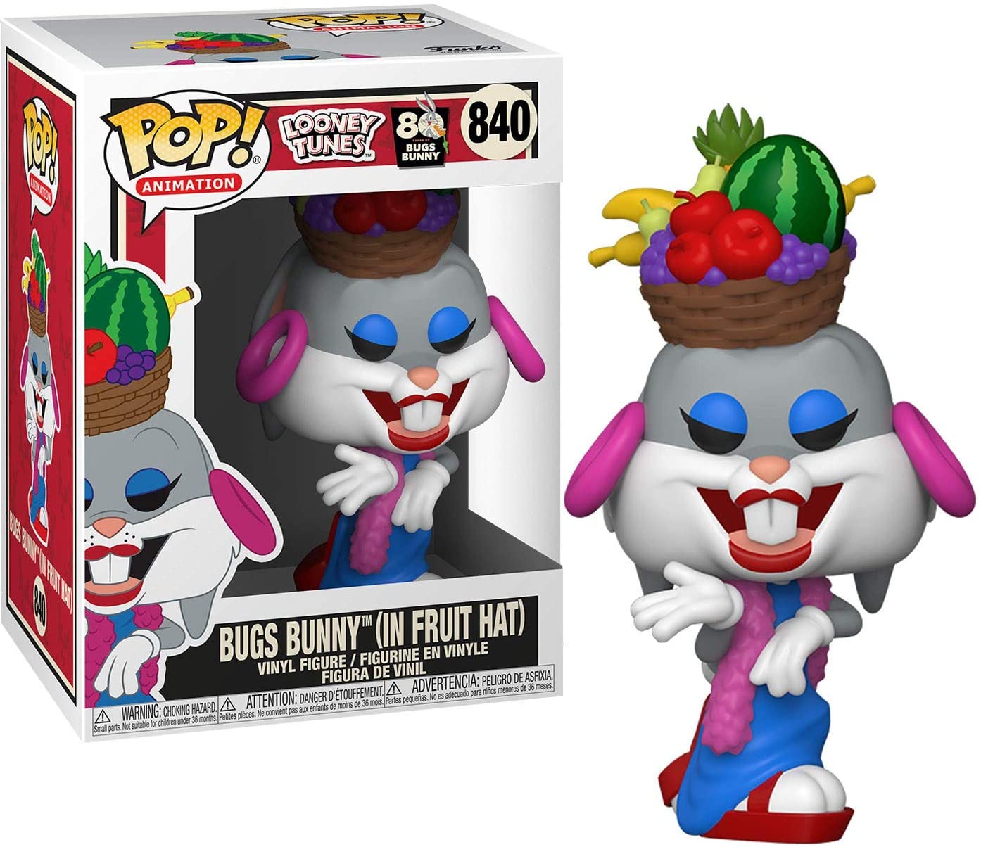 Funko Pop Pernalonga 840 Bugs Bunny In Fruit Hat