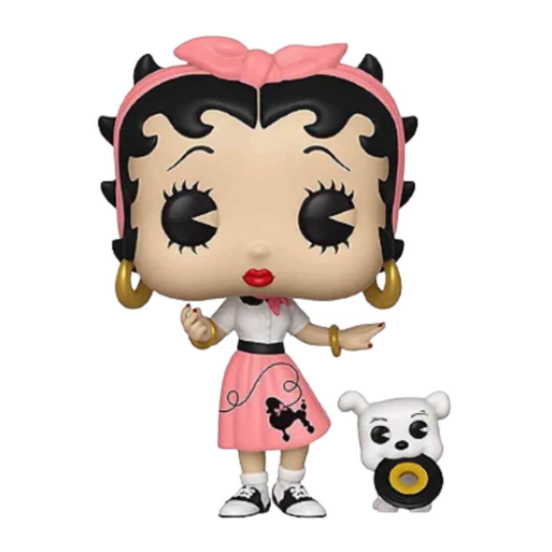 Funko Pop Betty Boop Sock Hop e Pudgy 555 Betty Boop