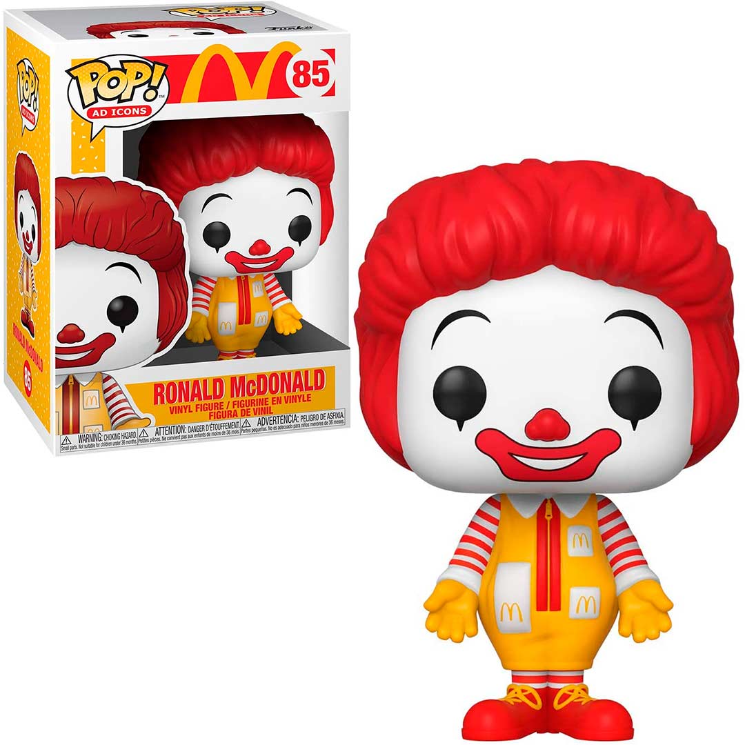 Funko Pop Ronald McDonald 85 McDonald's Ad Icons