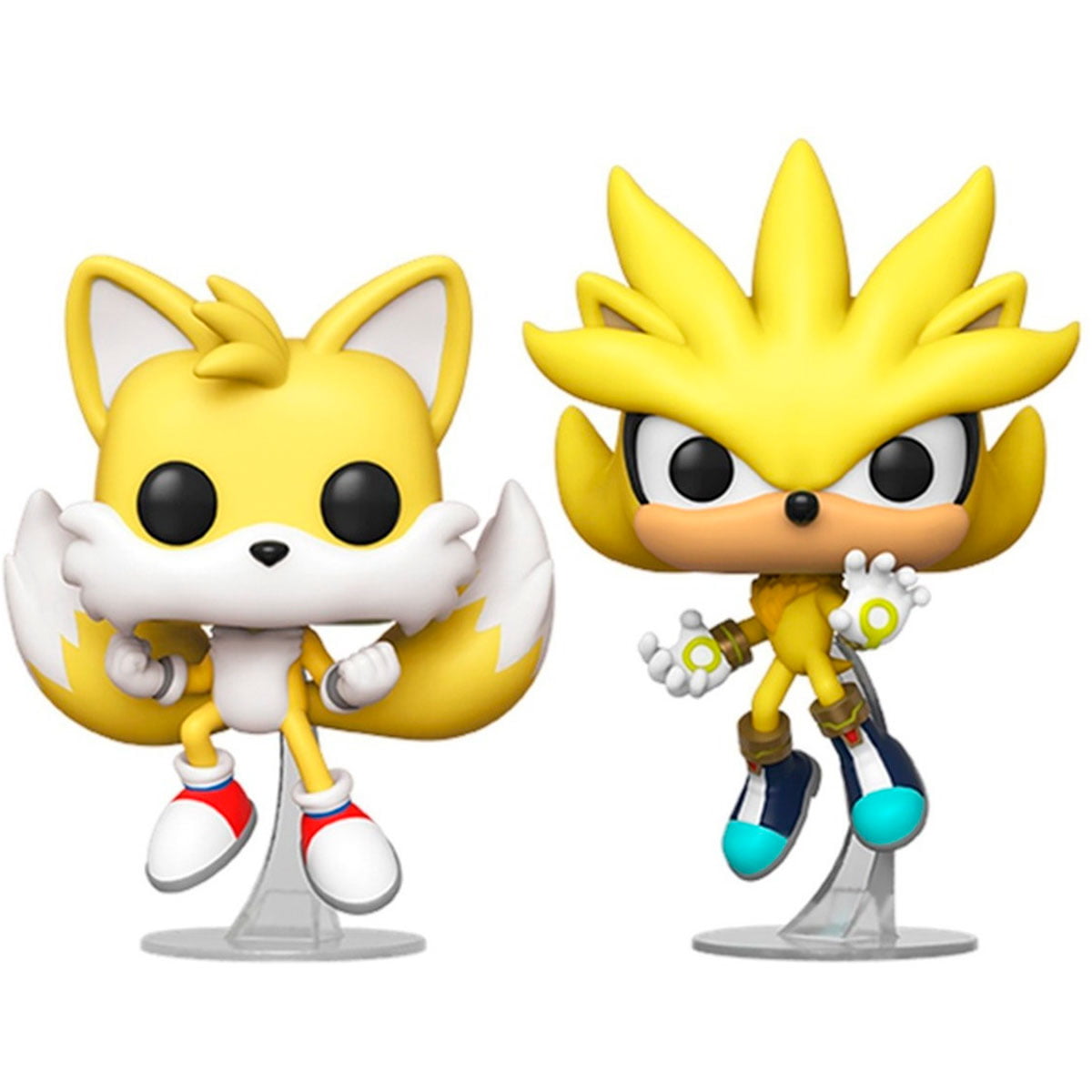Funko Pop Super Tails & Super Silver 2-Pack Sonic The Hedgehog