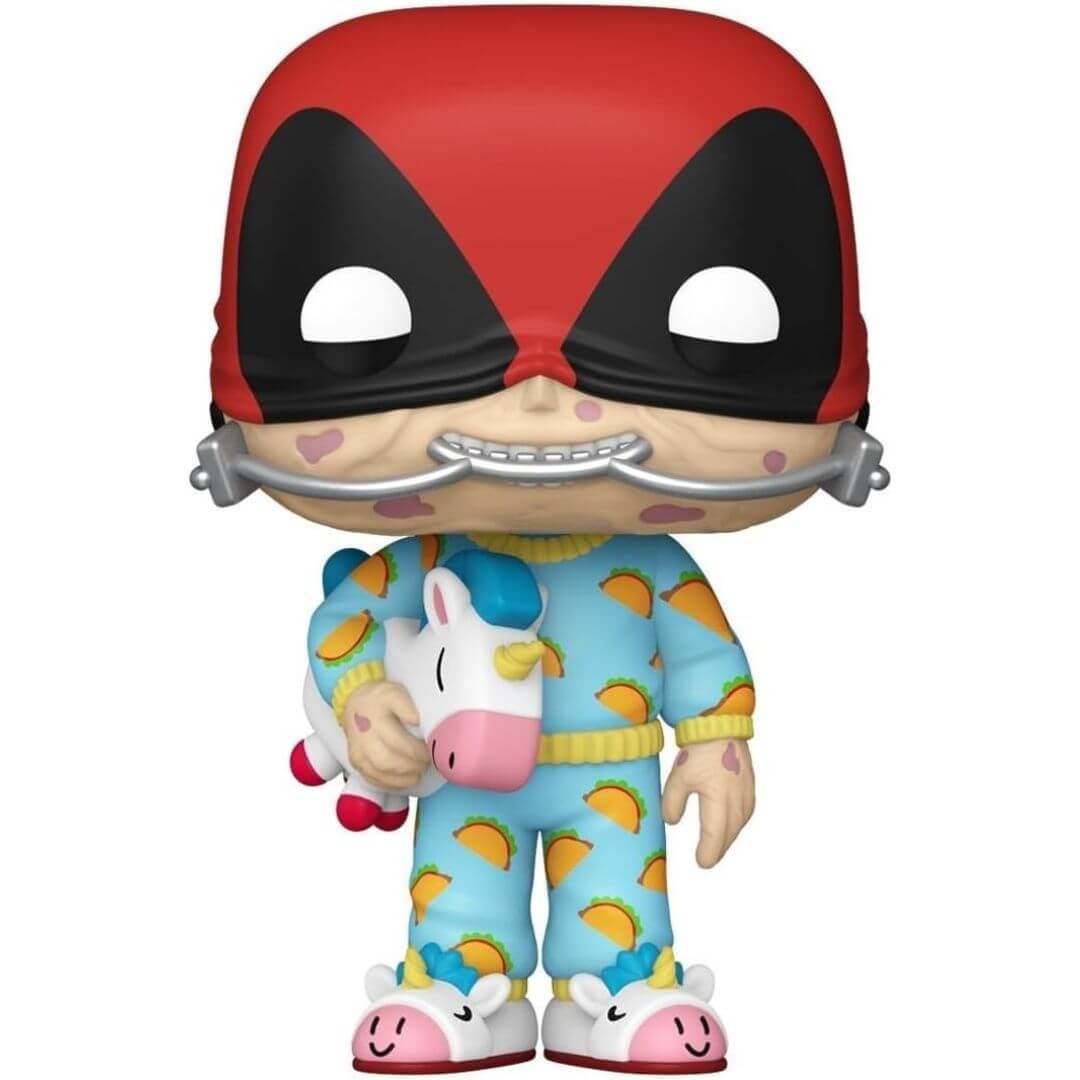 Boneco Colecionável Marvel Funko Pop Sleepover Deadpool 1344