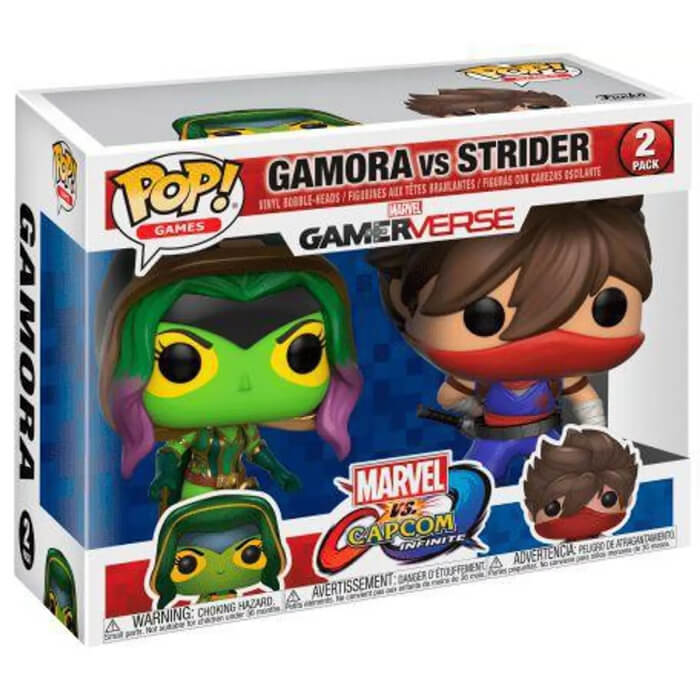 ファンコポップ 「マーベル VS カプコン」 ガモーラ vs ストライダー飛竜 Funko POP「マーベル VS. カプコン」ガモーラ vs ストライダー飛