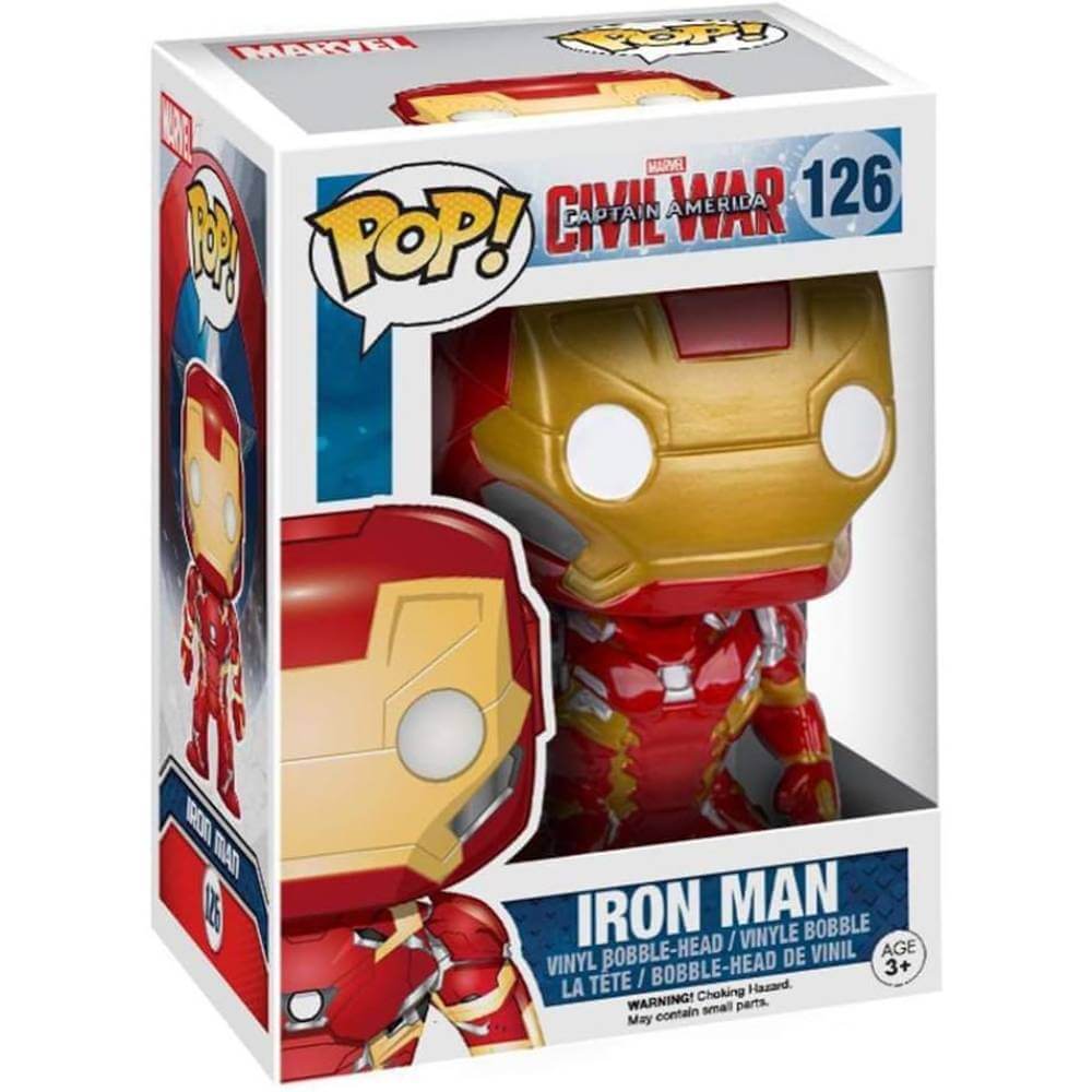 Compre o Boneco Colecionável Funko Pop Homem de Ferro 126 da Marvel na ...