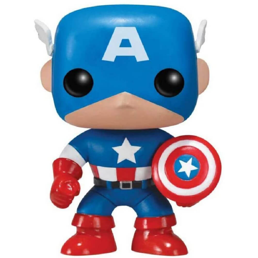 Boneco Funko Pop Capitão América 06 Marvel Captain America
