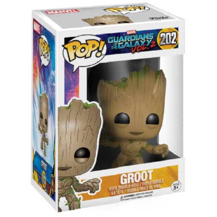Compre o Boneco Colecionável Funko Pop Groot 202 de Guardiões da