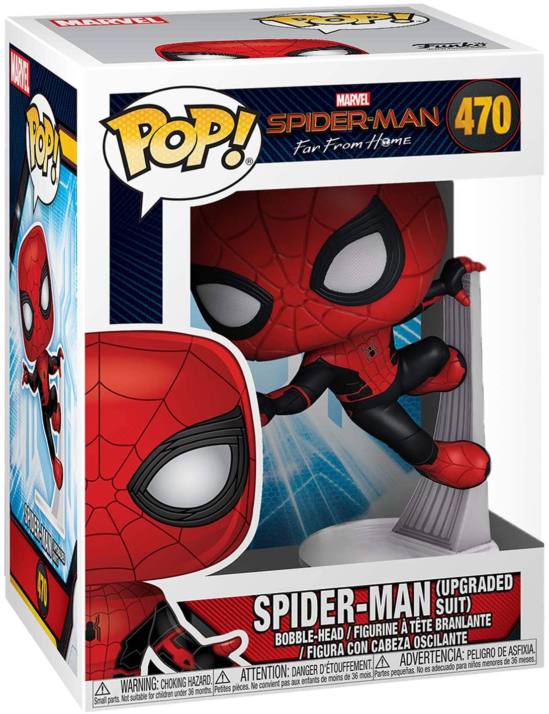 Funko Pop Homem Aranha Upgraded Suit 470 Far From Home
