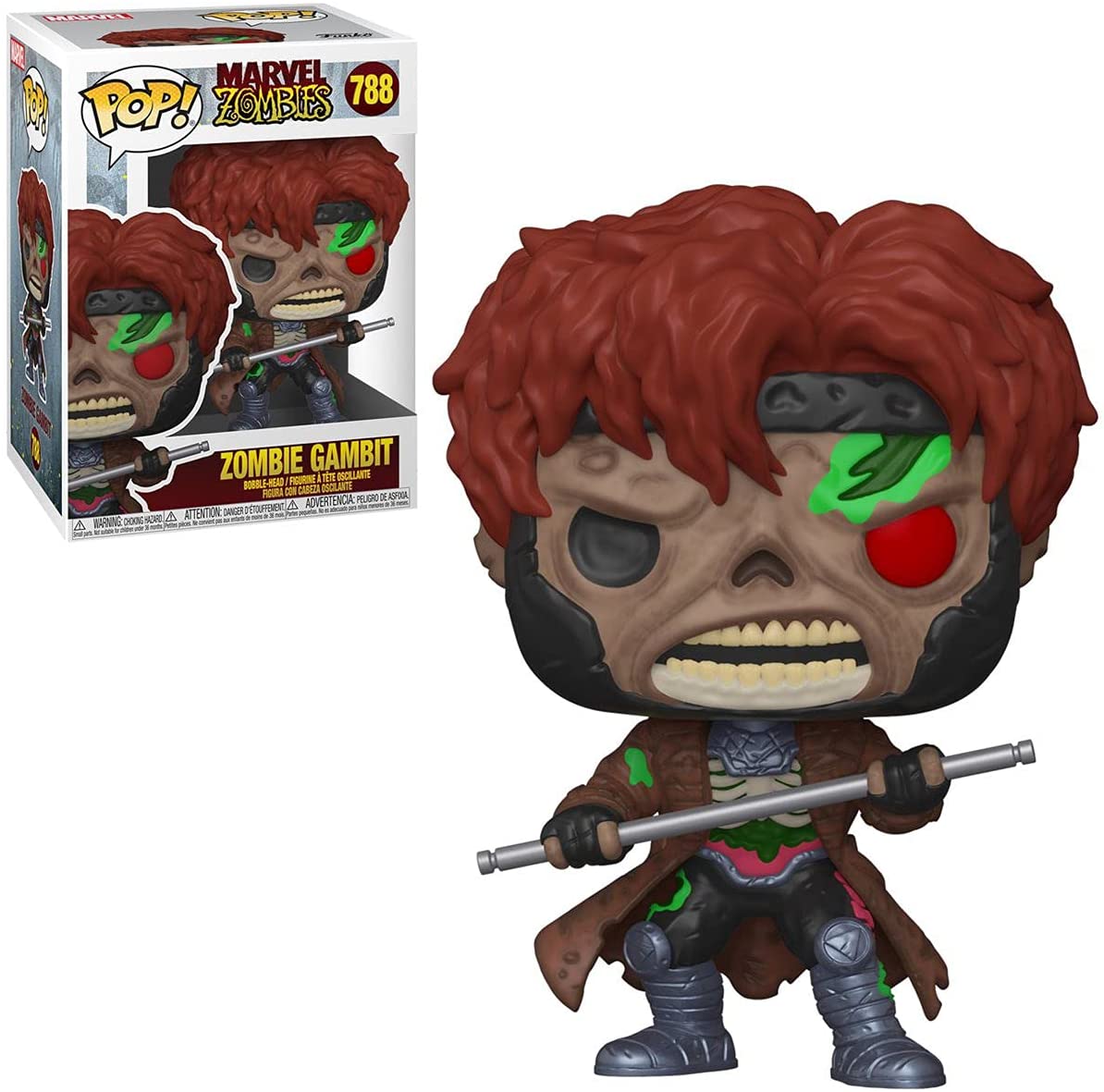 Funko Pop! Marvel Gambit 798 Exclusivo Original Boneco Colecionavel - Moça  do Pop - Funko Pop é aqui!