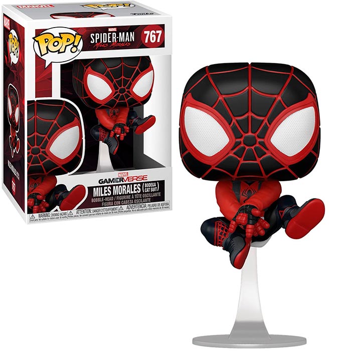 Funko Pop Miles Morales 767 Bodega Cat Suit - Homem-Aranha