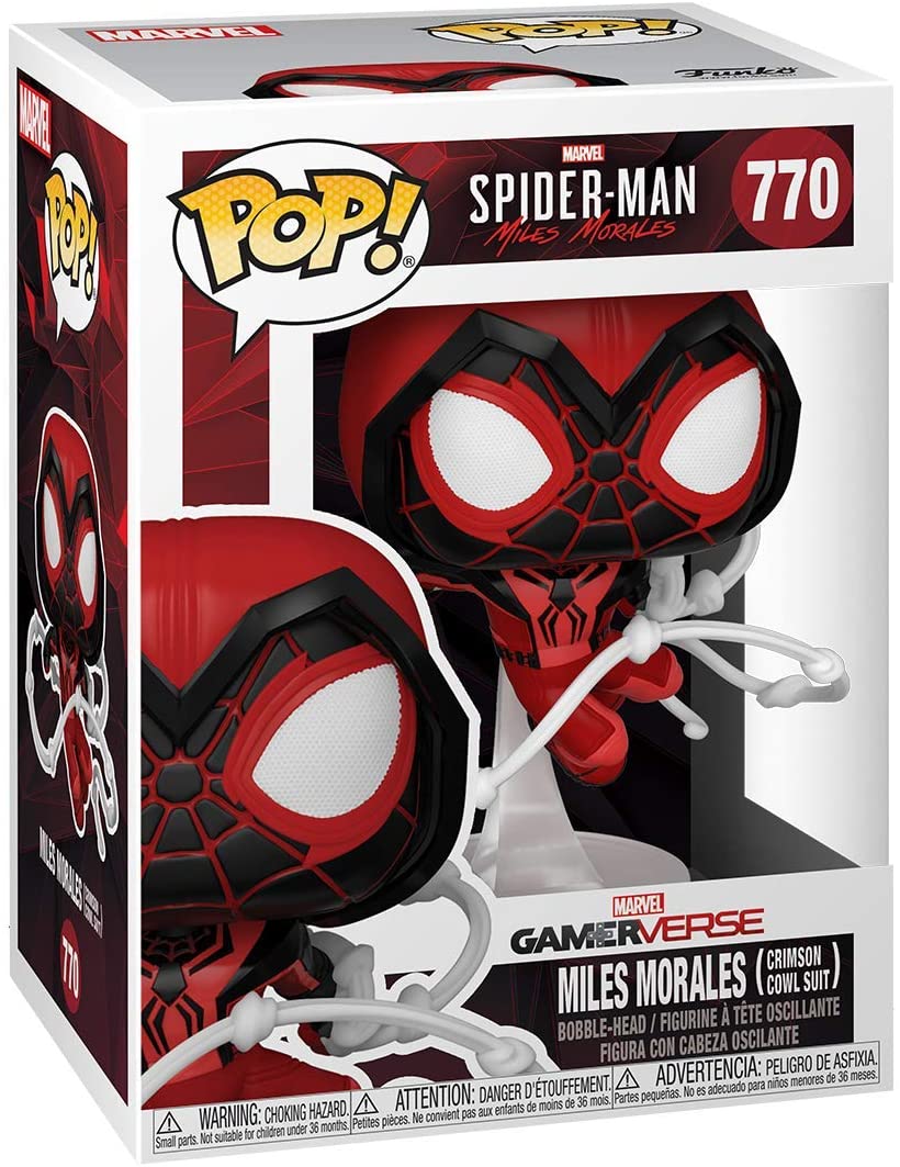 funko pop 529 スパイダーマン スパイダーバース マイルス モラレス Compre o Boneco Colecionável Funko Pop Miles Morales 770 Crimson