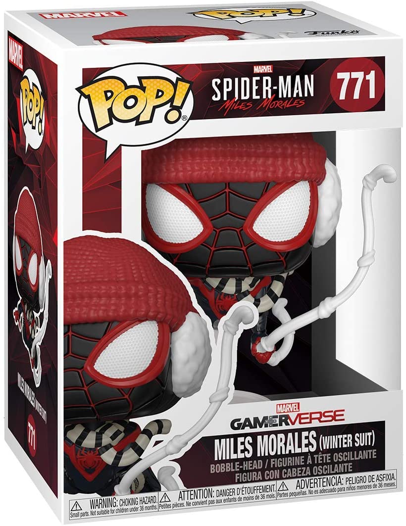 Boneco Funko Miles Morales #775 - Spider Man Miles Morales