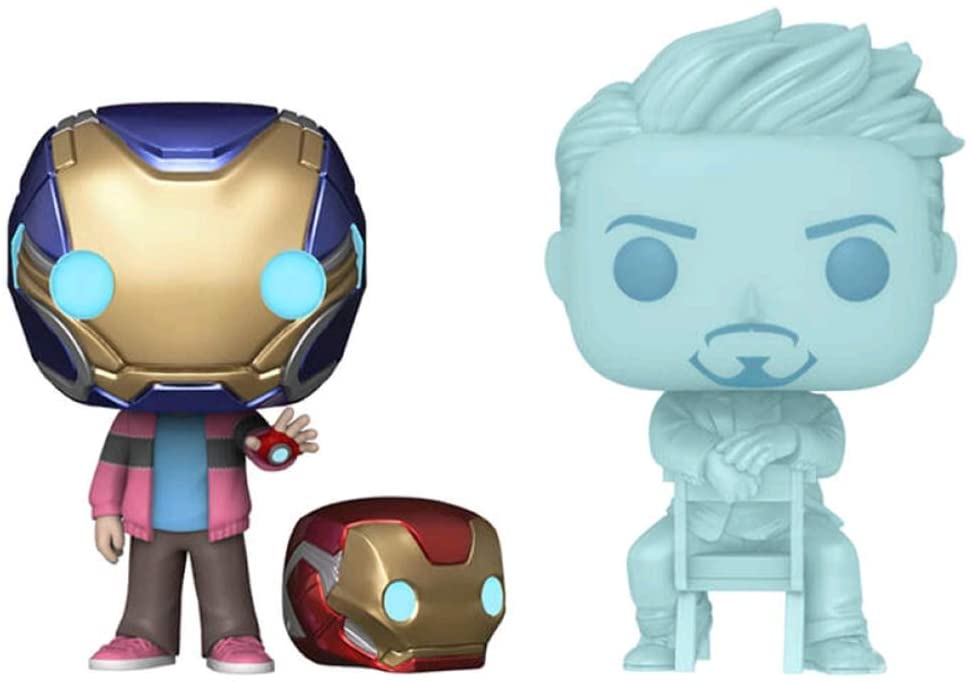 Funko Pop Morgan Stark \u0026 Tony Stark GITD 2-Pack Vingadores Ultimato