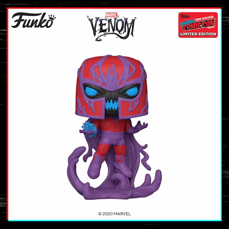 Boneco Marvel Funko Pop Venom Venomized Magneto 683 NYCC
