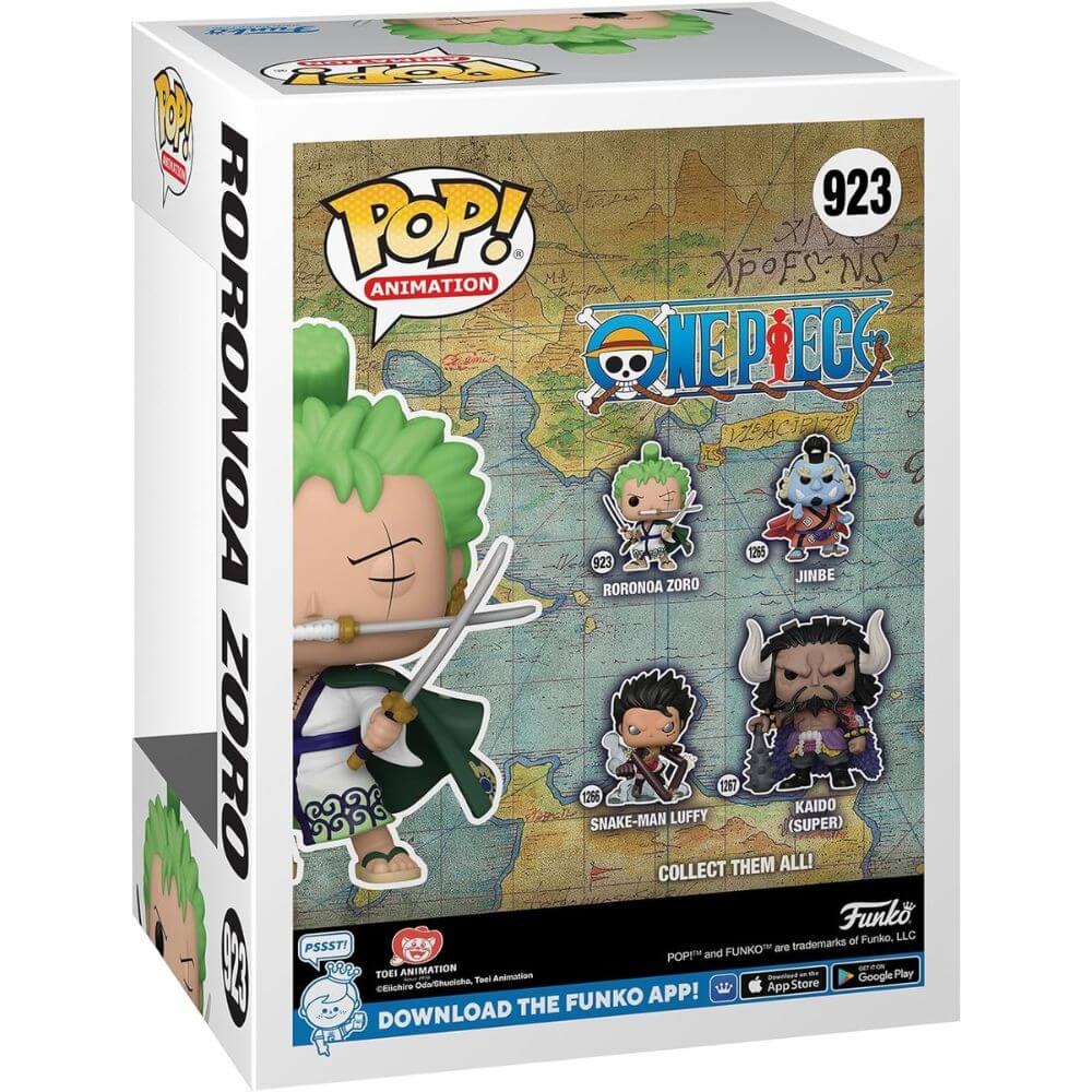 Compre o Boneco Colecionável Funko Pop One Piece de Roronoa Zoro