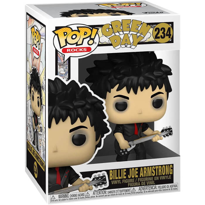 Boneco Funko Pop Rocks Green Day Billie Joe Armstrong 234